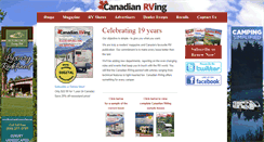 Desktop Screenshot of canadianrving.com