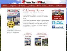 Tablet Screenshot of canadianrving.com
